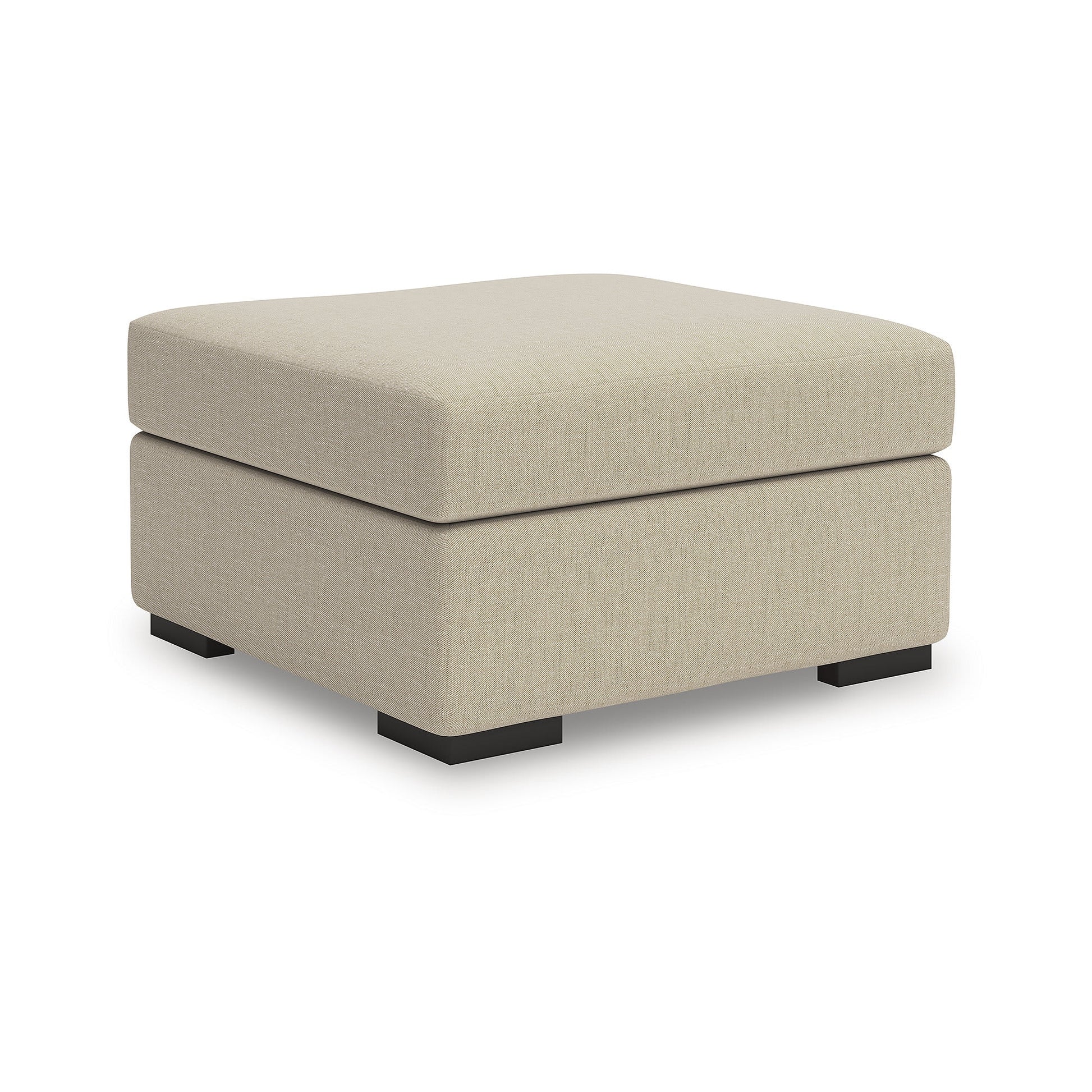 Signature Design by Ashley LadyMae Oversized Accent Ottoman Contemporary Style Next Gen Nuvella Stain Resistant Fabric