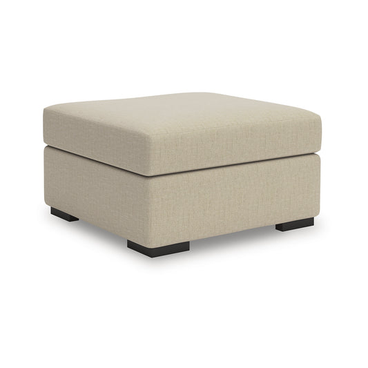 Signature Design by Ashley LadyMae Oversized Accent Ottoman Contemporary Style Next Gen Nuvella Stain Resistant Fabric