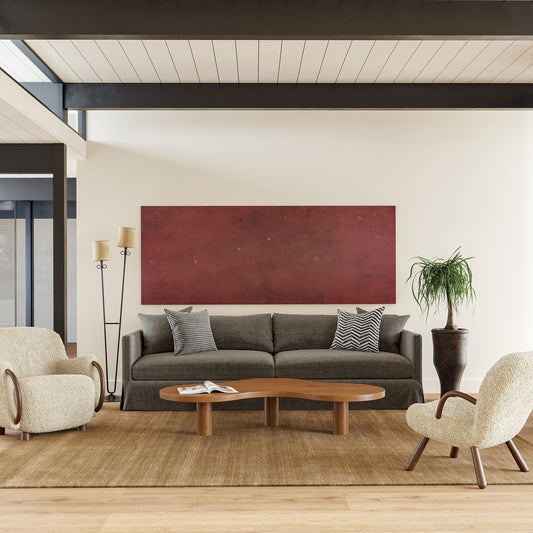 nuLOOM Arrel Speckled Wool-Blend 6ft. x 9ft. Wheat Area Rug