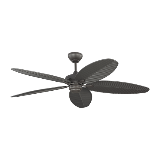 Generation Lighting Cruise 60-in Bronze with Bronze ABS w/Grain Blades Uncovered Outdoor Ceiling Fan Light Kit Compatible 5 -Blade