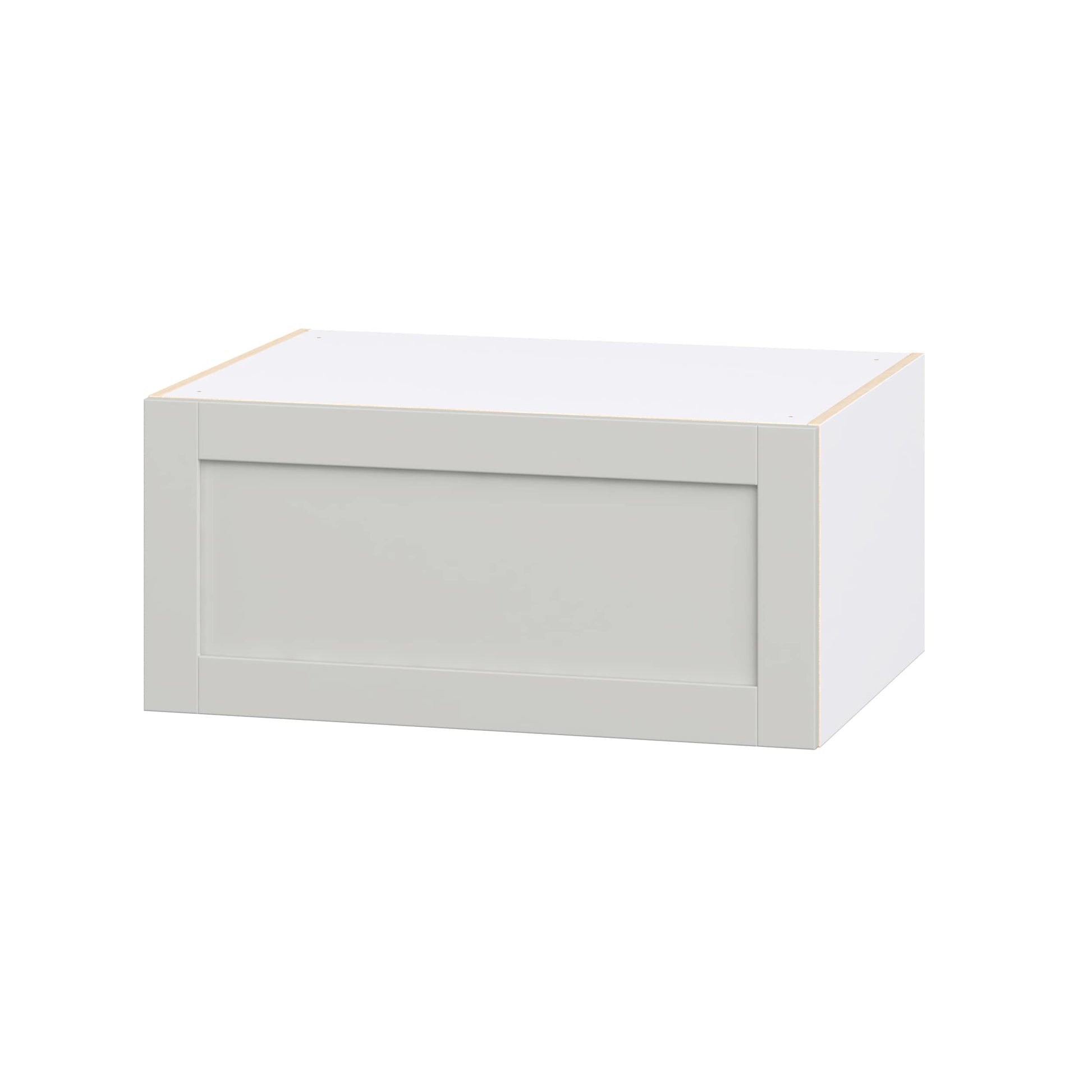 Hugo&Borg Charlesberg 33-in W x 15-in H x 24.5-in D Light Gray Wall Fully Assembled Cabinet Recessed Panel Shaker
