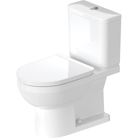 Duravit No.1 Two-Piece 0.92/1.32 Dual Flush Elongated Toilet in White (Seat Included)