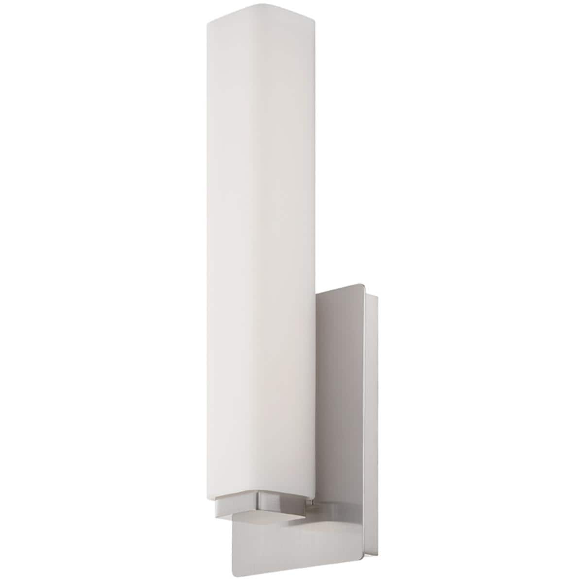 Modern Forms  WS-3115-27-BN Vogue Wall Sconce Wall Light in 2700K 15in Brushed Nickel