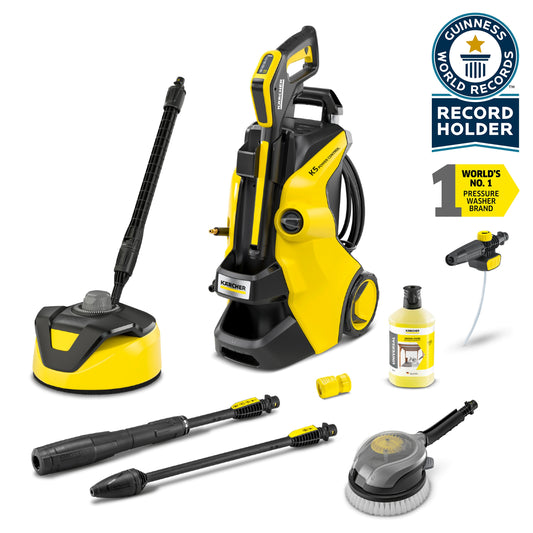 Karcher K 5 Power Control CHK 2500-PSI Cold Water Electric Pressure washer with 3 Spray Tips and Surface Cleaner