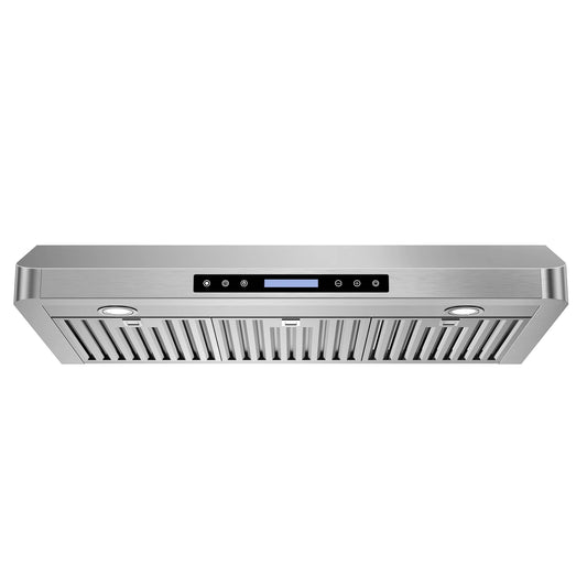 DIVAN  42IN 400CFM Under Cabinet Stainless Range Hood Kitchen Vent Hood with 4-Speed Touch Control