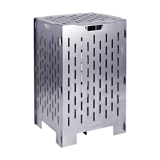 Yard Tuff  YTF-202036BC 20 x 20 x 36 Inch Steel Burn Cage with Vent Holes Gray