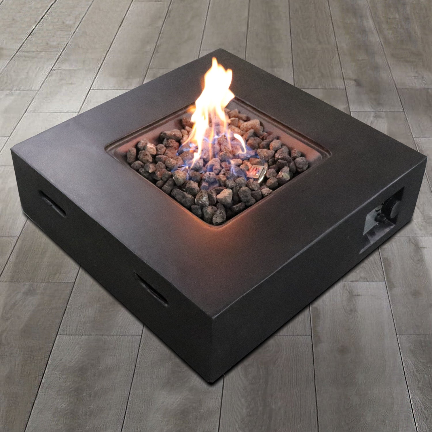 Tatayosi Fiber Reinforced Concrete Propane Gas Fire Pit table