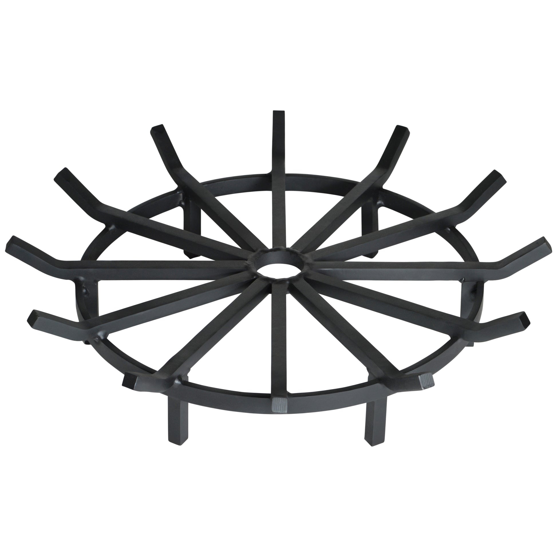 SteelFreak 32-in Dia Super Heavy Duty Wagon Wheel Firewood Grate for Fire Pit - Made in USA