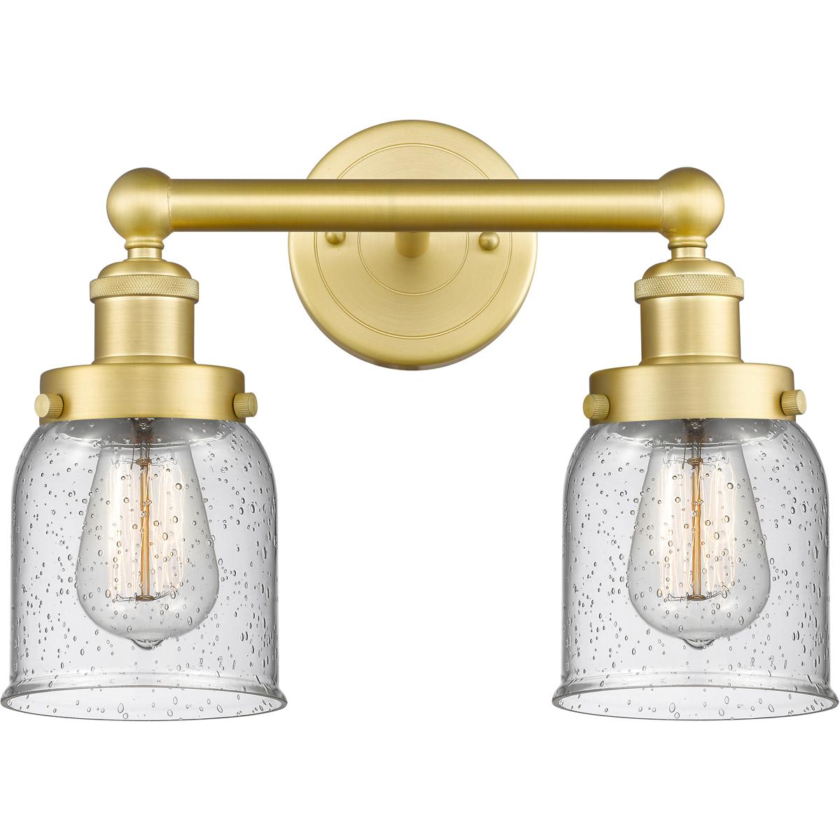 Innovations Lighting  616-2W-SG-G54 Bell Bathroom Vanity Light Satin Gold