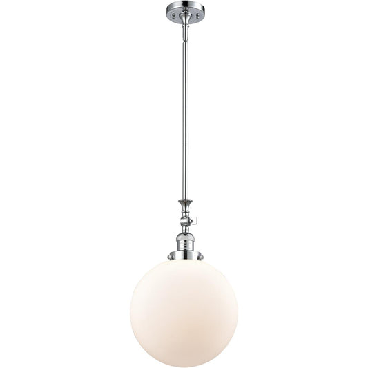 Innovations Lighting  206-PC-G201-12 Franklin Restoration Beacon Mini Pendant Polished Chrome