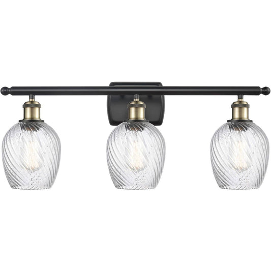 Innovations Lighting  516-3W-BAB-G292 Ballston Salina Bathroom Vanity Light Black Antique Brass