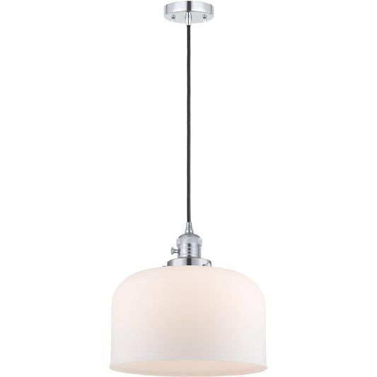 Innovations Lighting  201CSW-PC-G71-L Franklin Restoration Bell Mini Pendant Polished Chrome