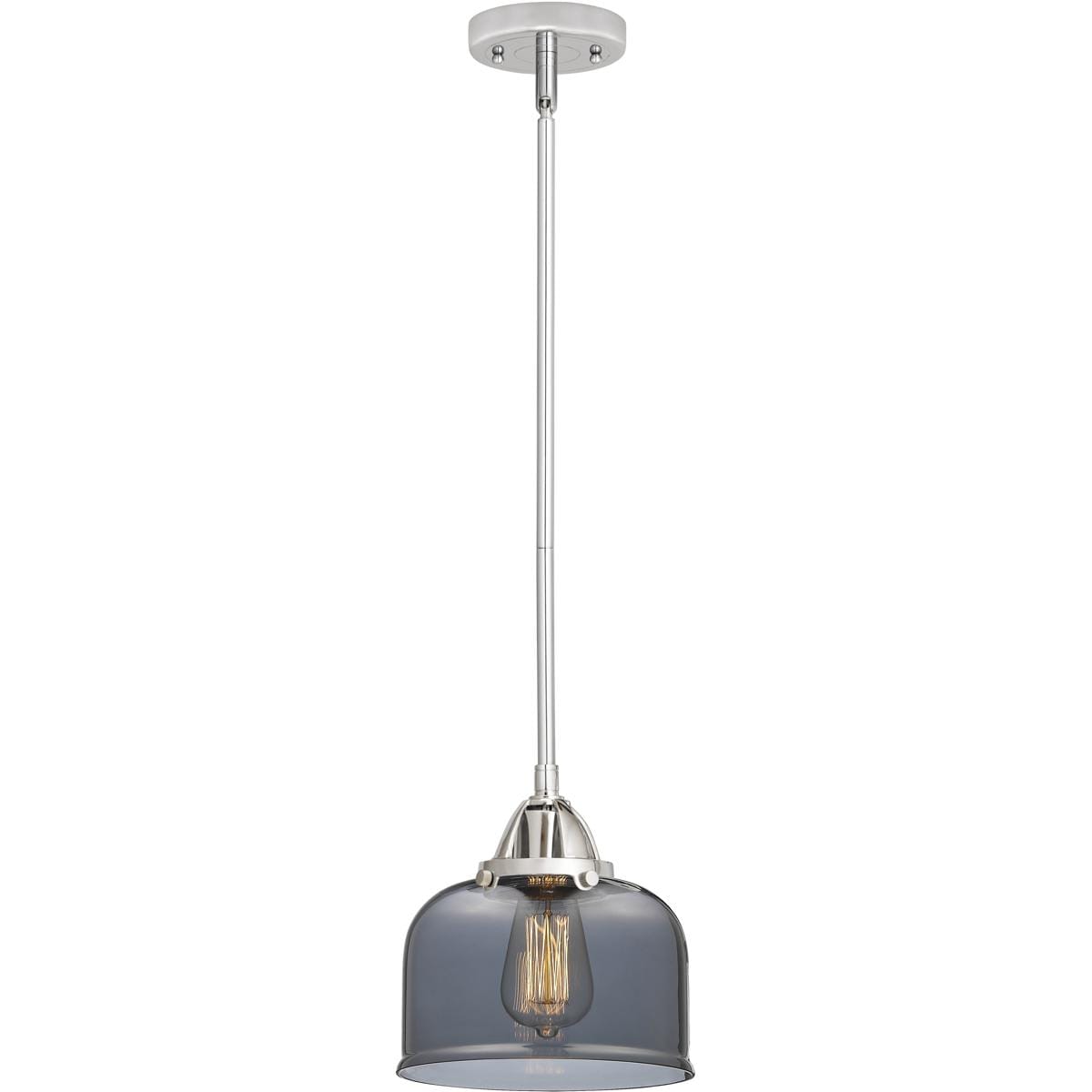 Innovations Lighting  288-1S-PC-G73-LED Nouveau 2 Bell Mini Pendant Polished Chrome