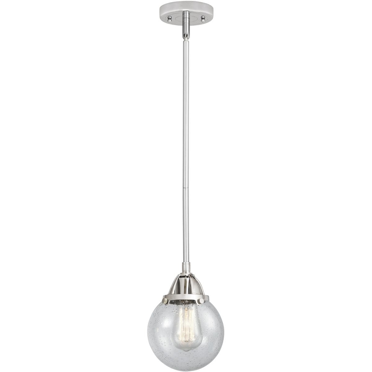 Innovations Lighting  288-1S-PC-G204-6-LED Nouveau 2 Beacon Mini Pendant Polished Chrome