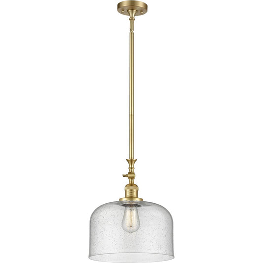 Innovations Lighting  206-SG-G74-L Franklin Restoration Bell Mini Pendant Satin Gold