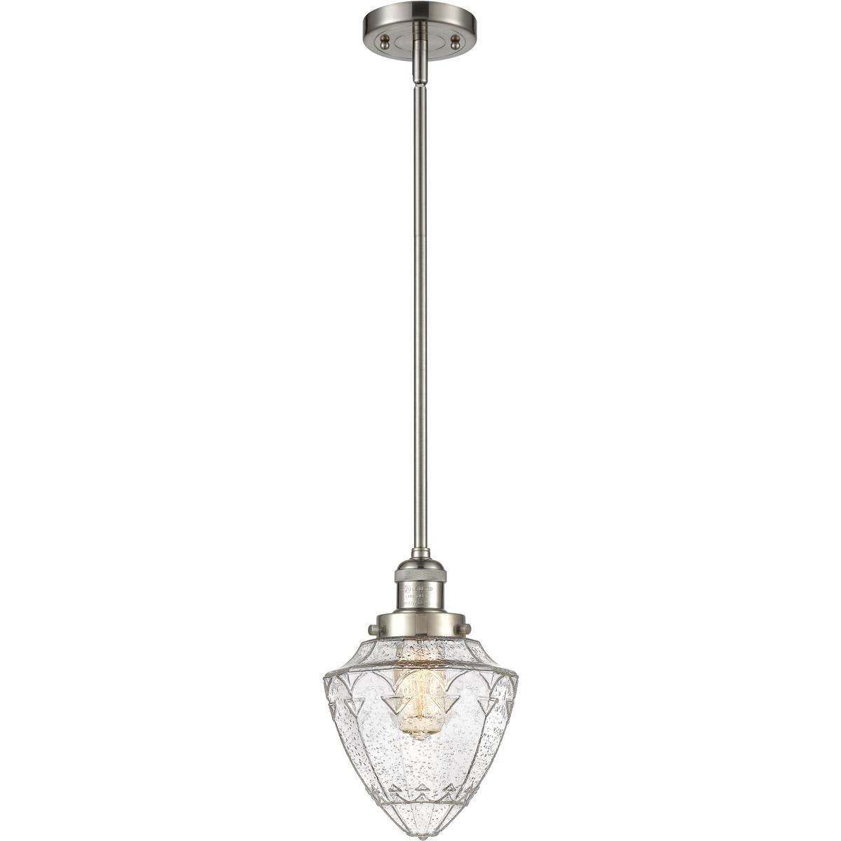 Innovations Lighting  201S-SN-G664-7 Franklin Restoration Bullet Mini Pendant Brushed Satin Nickel