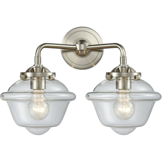 Innovations Lighting  284-2W-SN-G532-LED Nouveau Small Oxford Bathroom Vanity Light