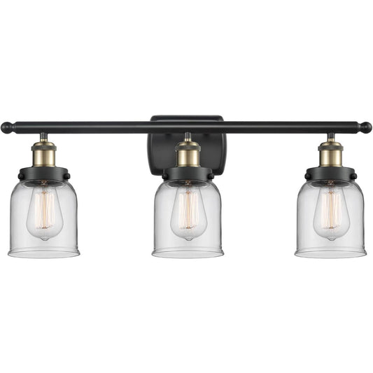 Innovations Lighting  916-3W-BAB-G52 Ballston Small Bell Bathroom Vanity Light Black Antique Brass