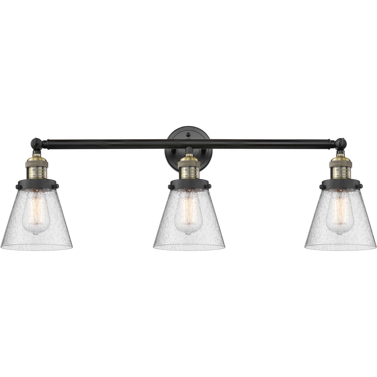 Innovations Lighting  205-BAB-G64 Franklin Restoration Small Cone Bathroom Vanity Light