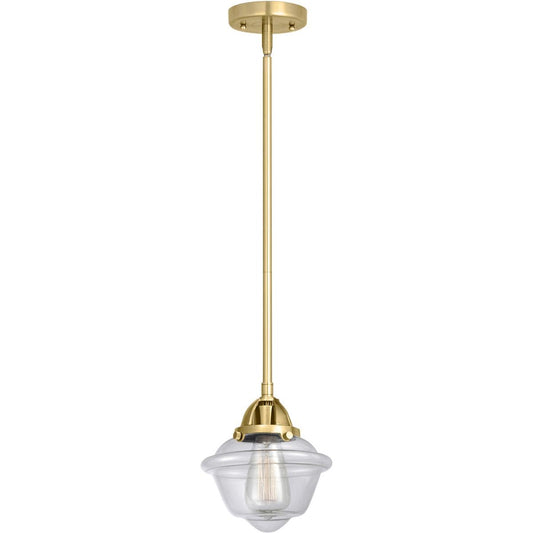 Innovations Lighting  288-1S-SG-G532-LED Nouveau 2 Oxford Mini Pendant Satin Gold
