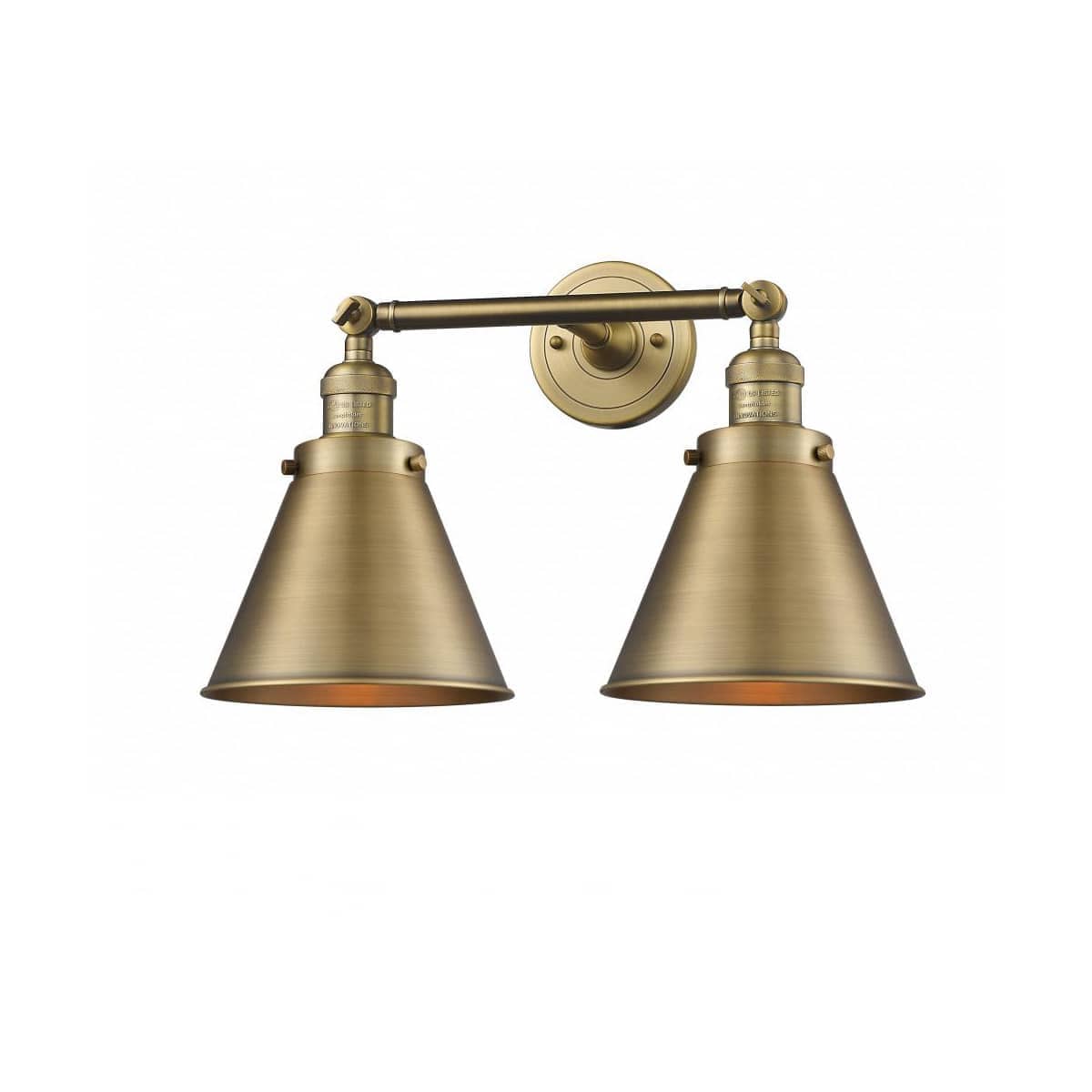 Innovations Lighting  208-BB-M13-BB-LED Franklin Restoration Appalachian Bathroom Vanity Light