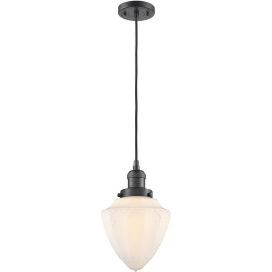 Innovations Lighting  201C-OB-G661-7 Franklin Restoration Bullet Mini Pendant Oil Rubbed Bronze