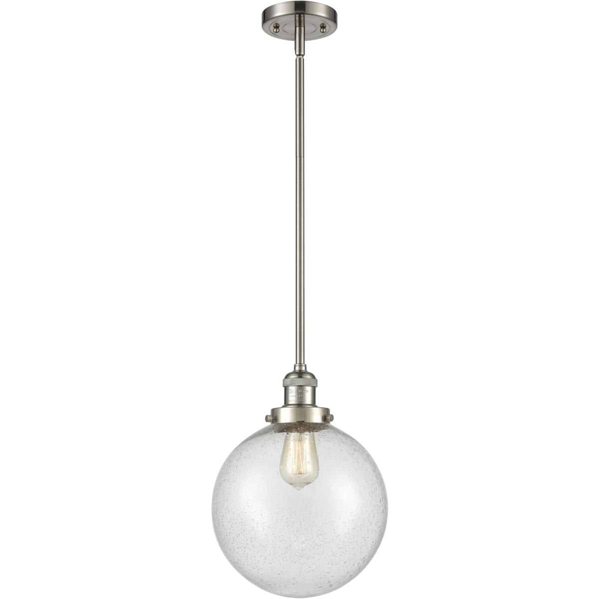 Innovations Lighting  201S-SN-G204-10 Franklin Restoration Beacon Mini Pendant Brushed Satin Nickel