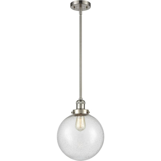 Innovations Lighting  201S-SN-G204-10 Franklin Restoration Beacon Mini Pendant Brushed Satin Nickel
