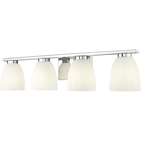 Z-Lite  7518-4V-CH Naya 4 Light 32 inch Chrome Bath Vanity Light Wall Light