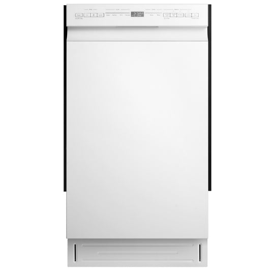 Midea 18-in Front Control Built-in Dishwasher ( white ) , 52-Decibel
