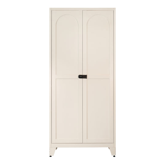 Siavonce 31.5-in W x 71-in H Steel Beige Freestanding Utility Storage Cabinet