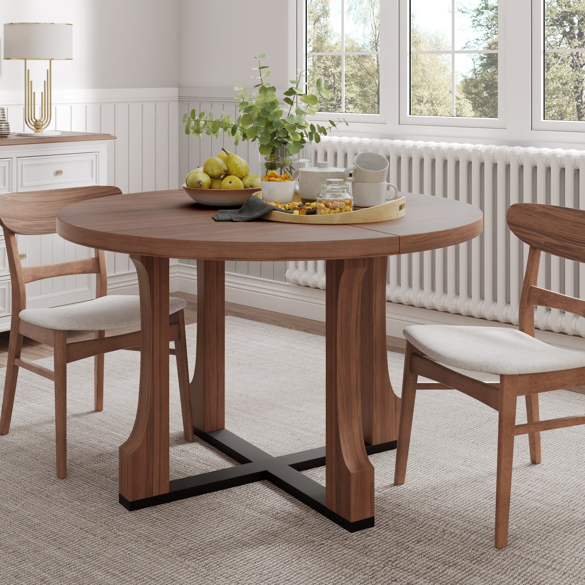 LOVMOR Round Dining Table