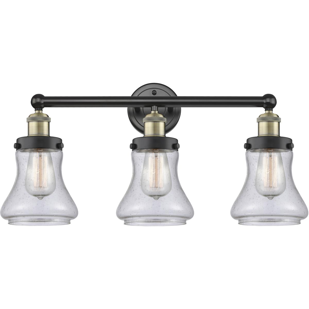 Innovations Lighting  616-3W-BAB-G194 Bellmont Bathroom Vanity Light Black Antique Brass