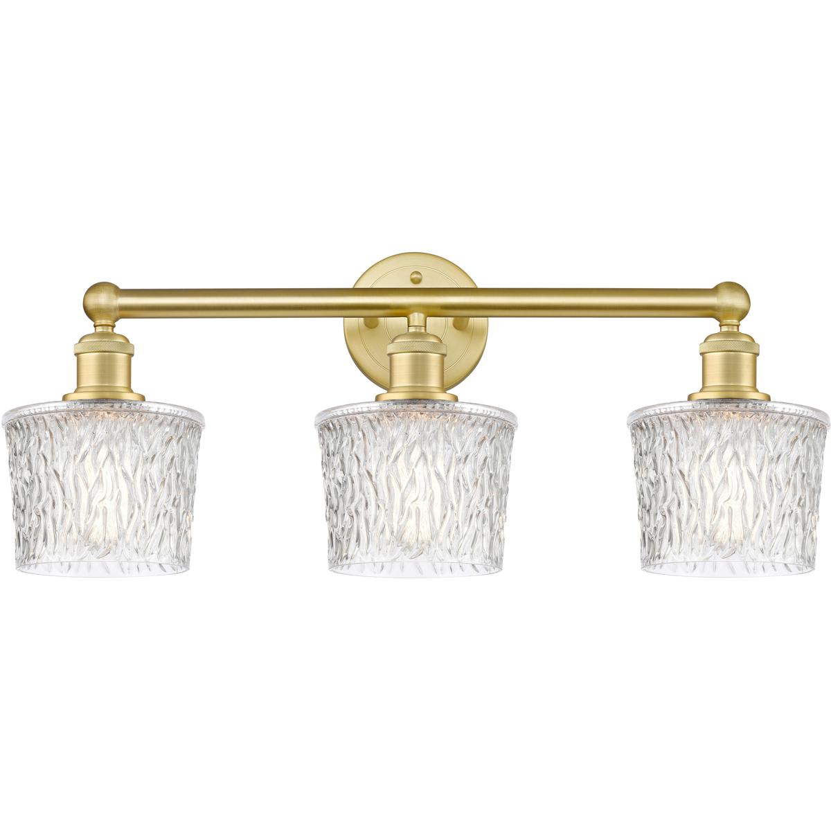 Innovations Lighting  616-3W-SG-G402 Niagra 3 Light 245 inch Satin Gold Bath Vanity Light Wall Light