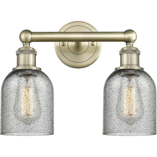 Innovations Lighting  616-2W-AB-G257 Caledonia Bathroom Vanity Light Antique Brass