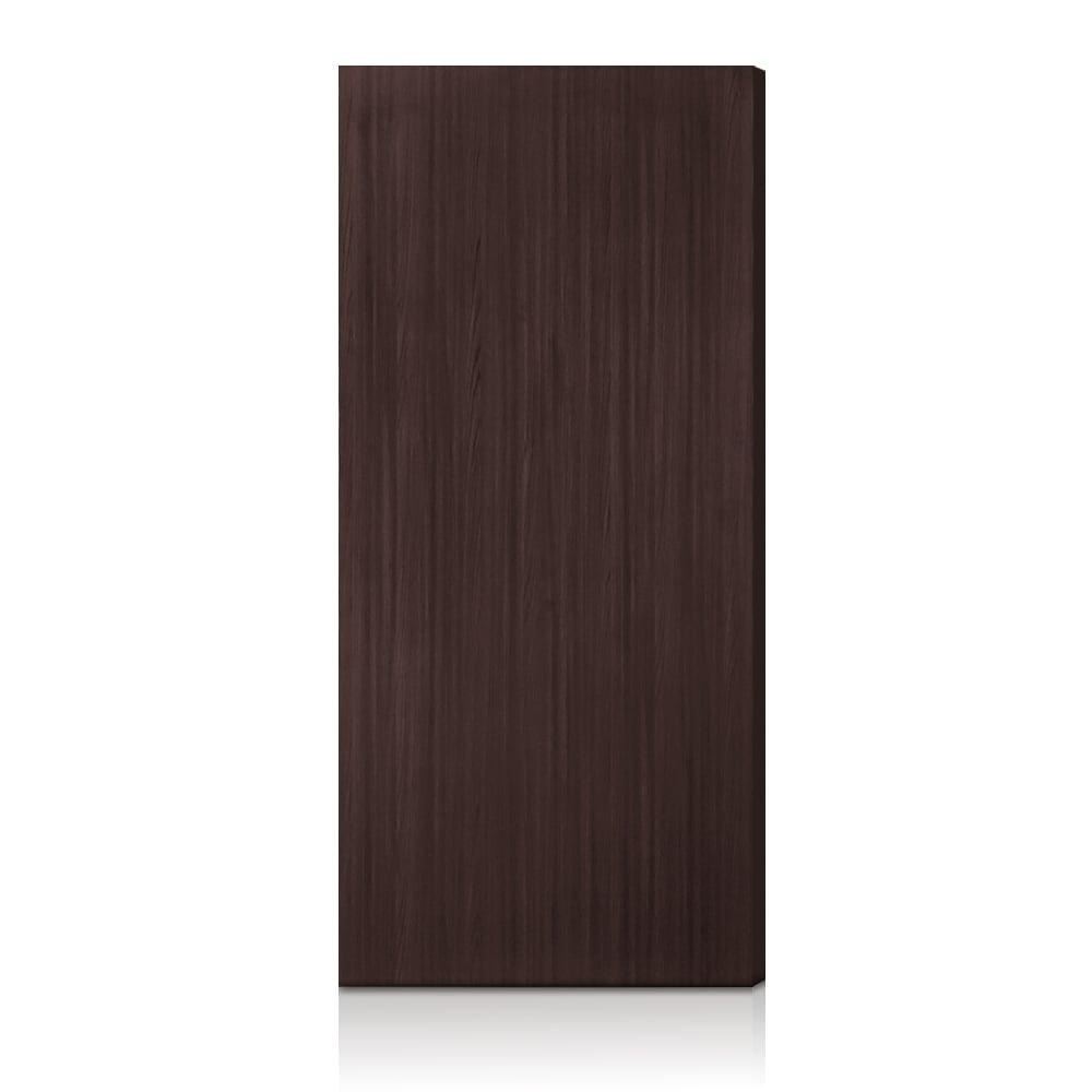 CALHOME 32-in x 96-in Walnut Flush Textured Hollow core Prefinished MDF Slab Door