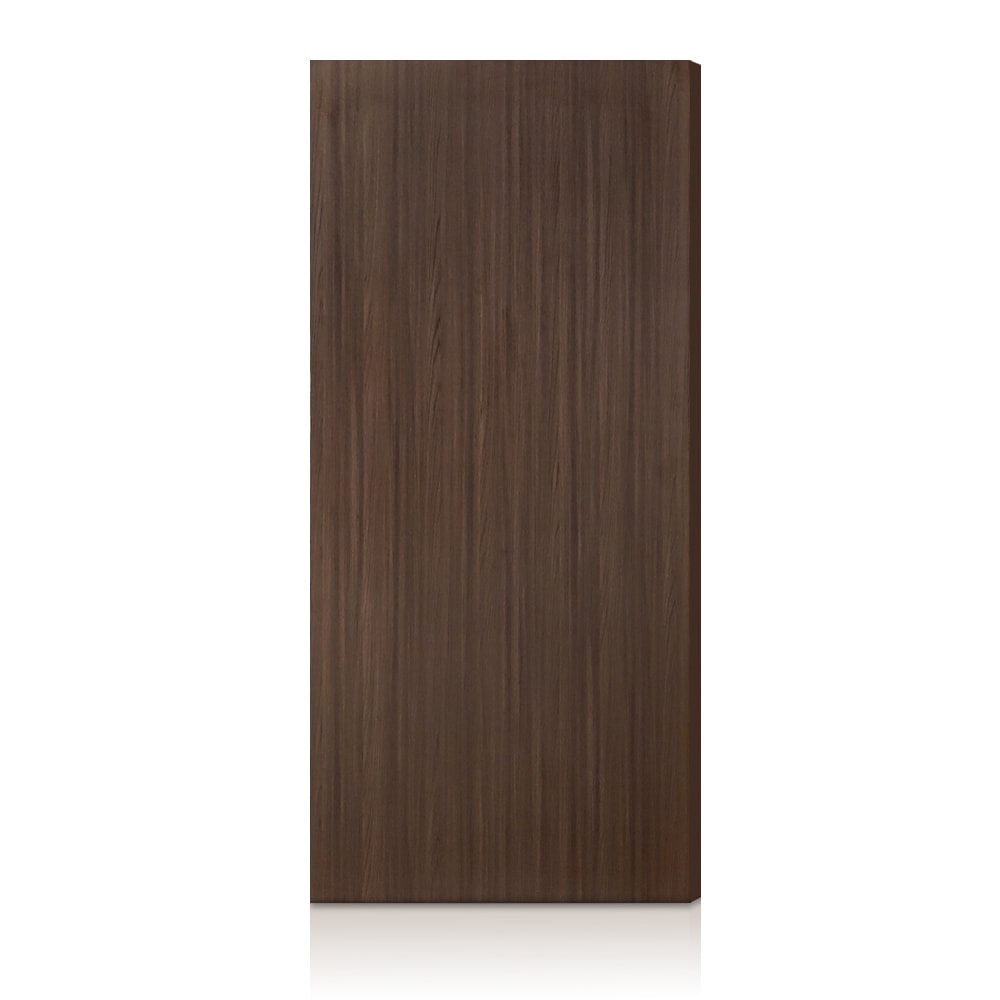 CALHOME 30 in. x 84 in. Walnut Texture Flush Hollow Core Composite Interior Door Slab