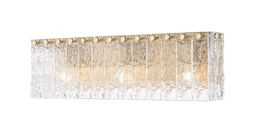 Z-Lite Glacier 24-in 3 Light Gold Modern/contemporary Bathroom Vanity light