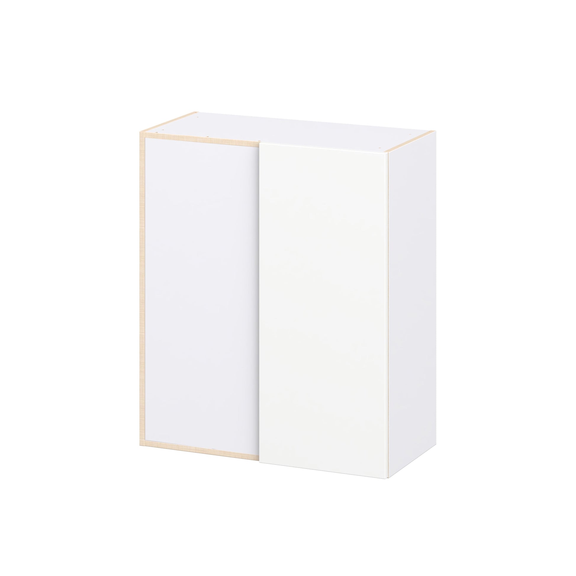 Hugo&Borg Lasalle 30-in W x 35-in H x 14.75-in D Bright White Slab Blind Wall Fully Assembled Cabinet Flat Panel Slab