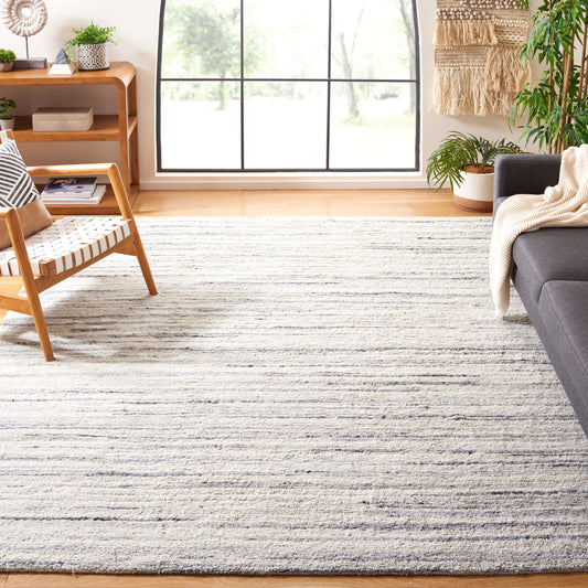 Safavieh  Casablanca 792 Gray/Ivory Solid/Tonal 9ft x 12ft Large Rectangle Rug