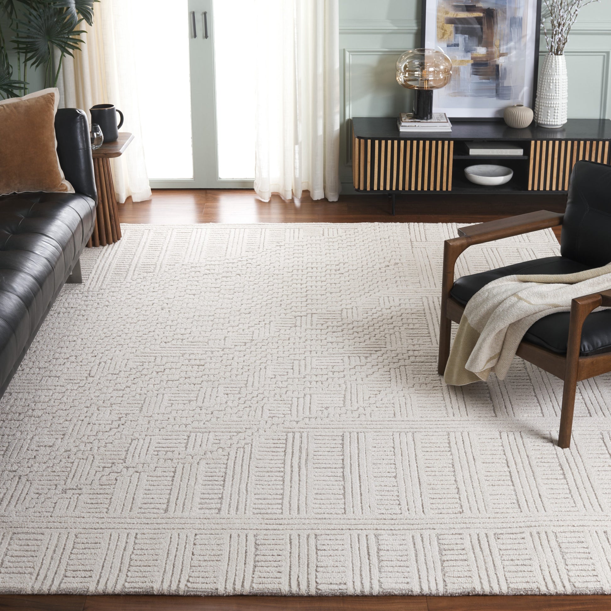 Safavieh  Harvest 601 Natural/Ivory Contemporary 8ft x 10ft Large Rectangle Rug