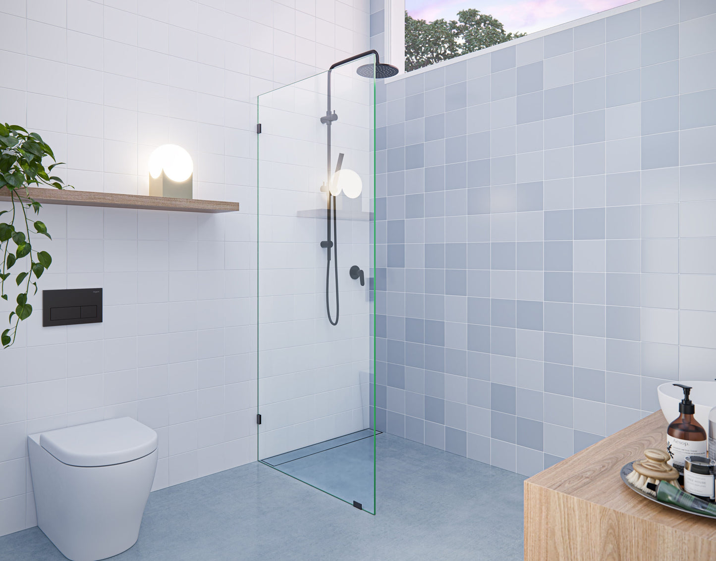 Glass Warehouse Oil-rubbed Bronze 28-1/2-in W x 78-in H Frameless Clear Glass Fixed Shower door