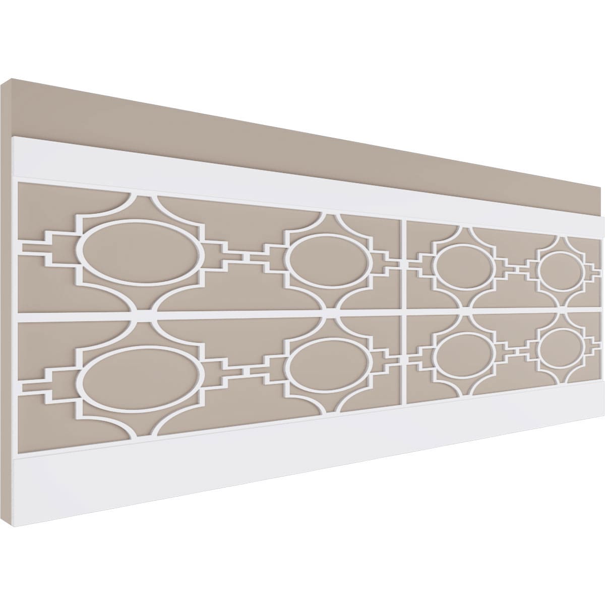 Ekena Millwork 32-in x 94-1/2-in Smooth White PVC Wainscoting