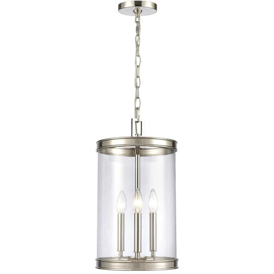 Atlas Lighting and Home  CL11800-NK Mendoza Pendant Ceiling Light in Polished Nickel