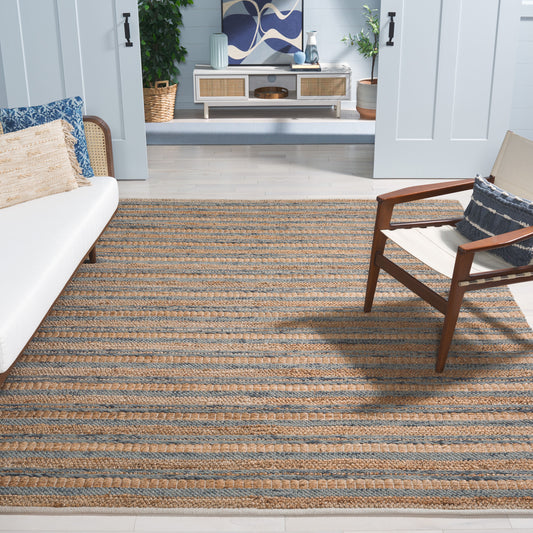 Safavieh  Natura 501 Natural/Gray Bohemian 8ft x 10ft Large Rectangle Rug