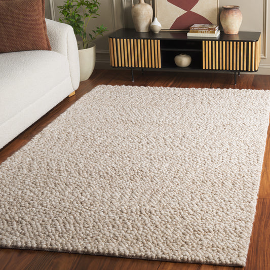Safavieh  Natura 255 Beige Shag / Flokati 5ft x 8ft Medium Rectangle Rug