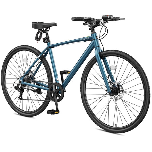 DOCRED MOONCOOL 29 inch Hybrid Bike 8 Speed Commuter Bicycle L Size Green