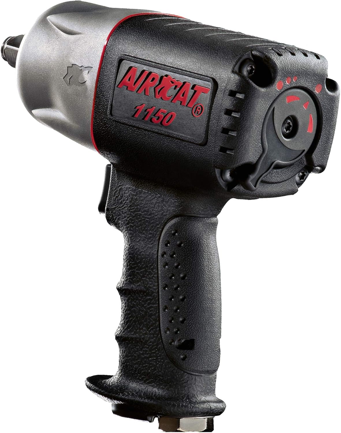 AIRCAT Pneumatic Tools 1150 1/2-Inch Composite Impact Wrench - Compact & Low Weight - Impact Tool for Automotive Repairs & Maintenance