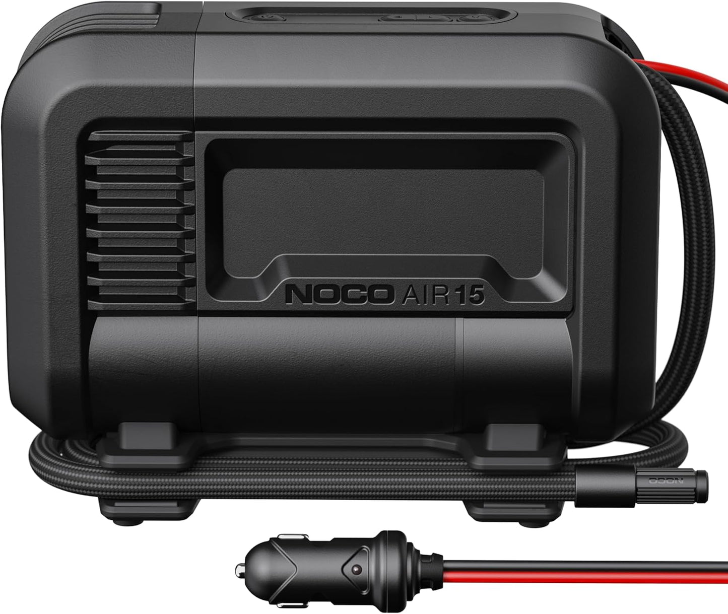 NOCO AIR15: UltraFast 15A Tire Inflator - 12V Portable Air Compressor Pump \u2013 44 SLPM Airflow Inflates 0\u201340 PSI in 2.9 Minutes \u2013 Digital Gauge + Auto-Shutoff