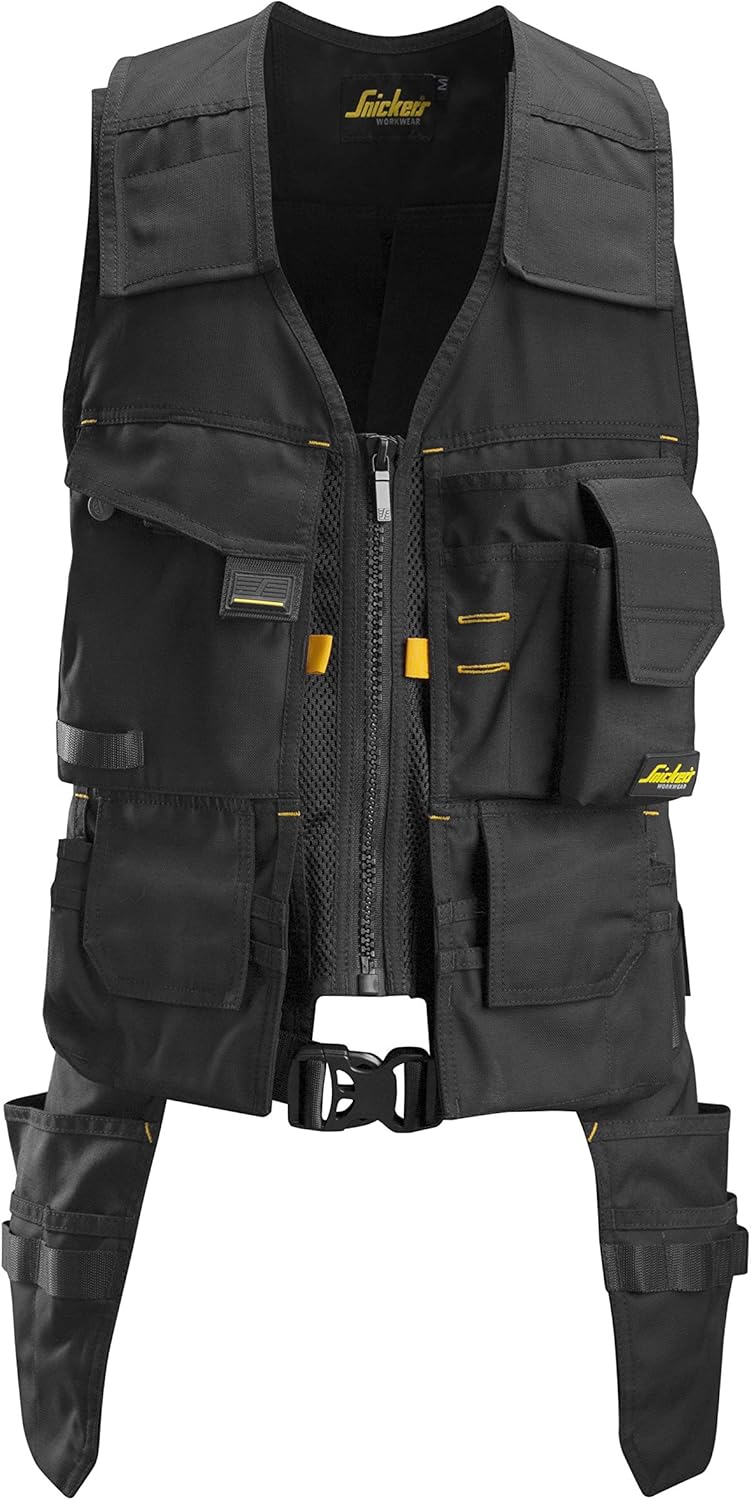 Snickers Workwear Allround Work Tool Vest, L (U4250L), Black